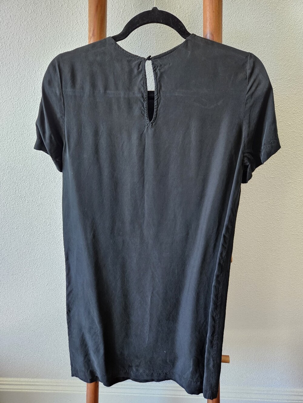 J. Crew Cupro T-shirt Black dress - Picture 8 of 14